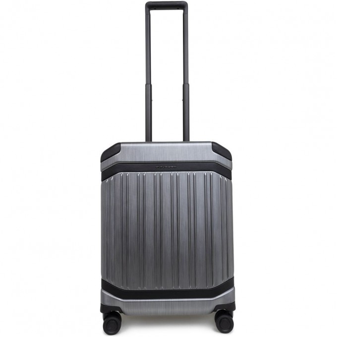 Чемодан PIQUADRO PQ LIGHT PREMIUM 40x55x20см 37л 2.8кг поликарбонат/алюминий/натуральная кожа серый BV4425PQLP/GRN