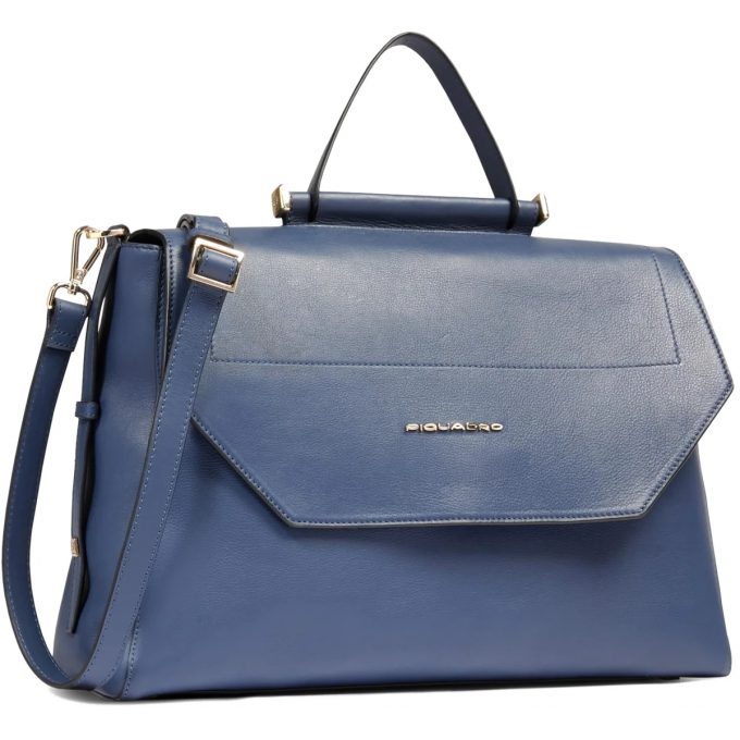 Деловая сумка женская PIQUADRO CIRCLE синяя BD6778W92/BLU4