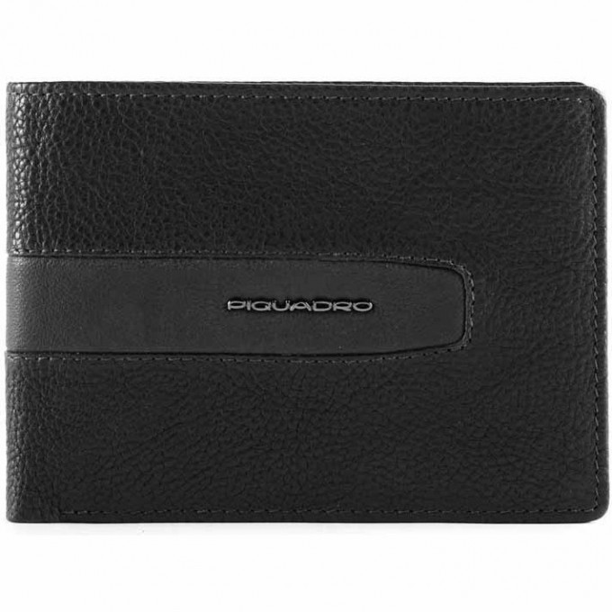 Кошелек мужской PIQUADRO W101 (черный) PU1392W101R/N