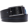 Ремень мужской PIQUADRO BLUE SQUARE черный натуральная кожа CU6667B2/N