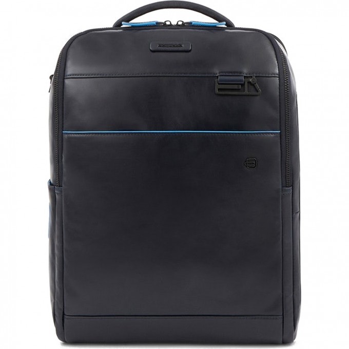 Рюкзак мужской PIQUADRO BLUE SQUARE REVAMP (синий кожа) CA4818B2V/BLU