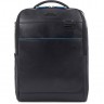 Рюкзак мужской PIQUADRO BLUE SQUARE REVAMP (синий кожа) CA4818B2V/BLU