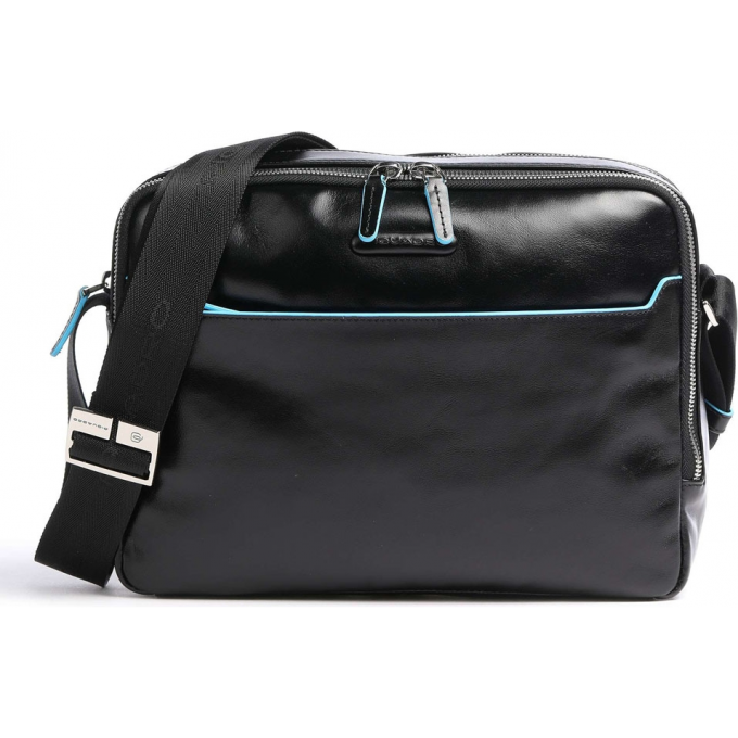 Сумка-мессенджер PIQUADRO BLUE SQUARE черный CA5086B2/N